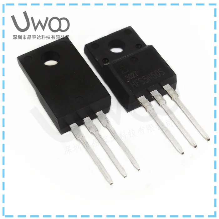 10PCS 100%Original New  HFS5N60S 5N60S 5A 600V TO220F   5N60 HFS5N60US 5A 600V TO220F