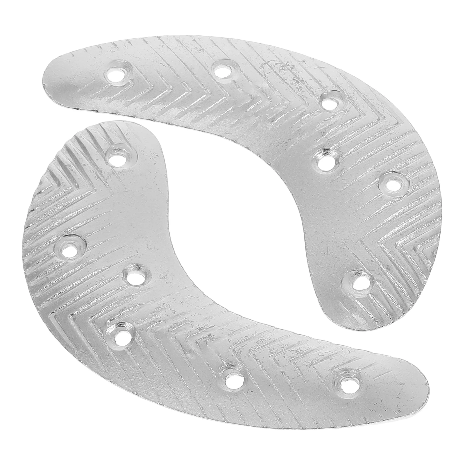 Discos de metal resistentes ao desgaste, sapatos masculinos, placas de reparo de calcanhar, protetores de sola de bota, protetores de calcanhar, ferramentas de cuidados com os pés