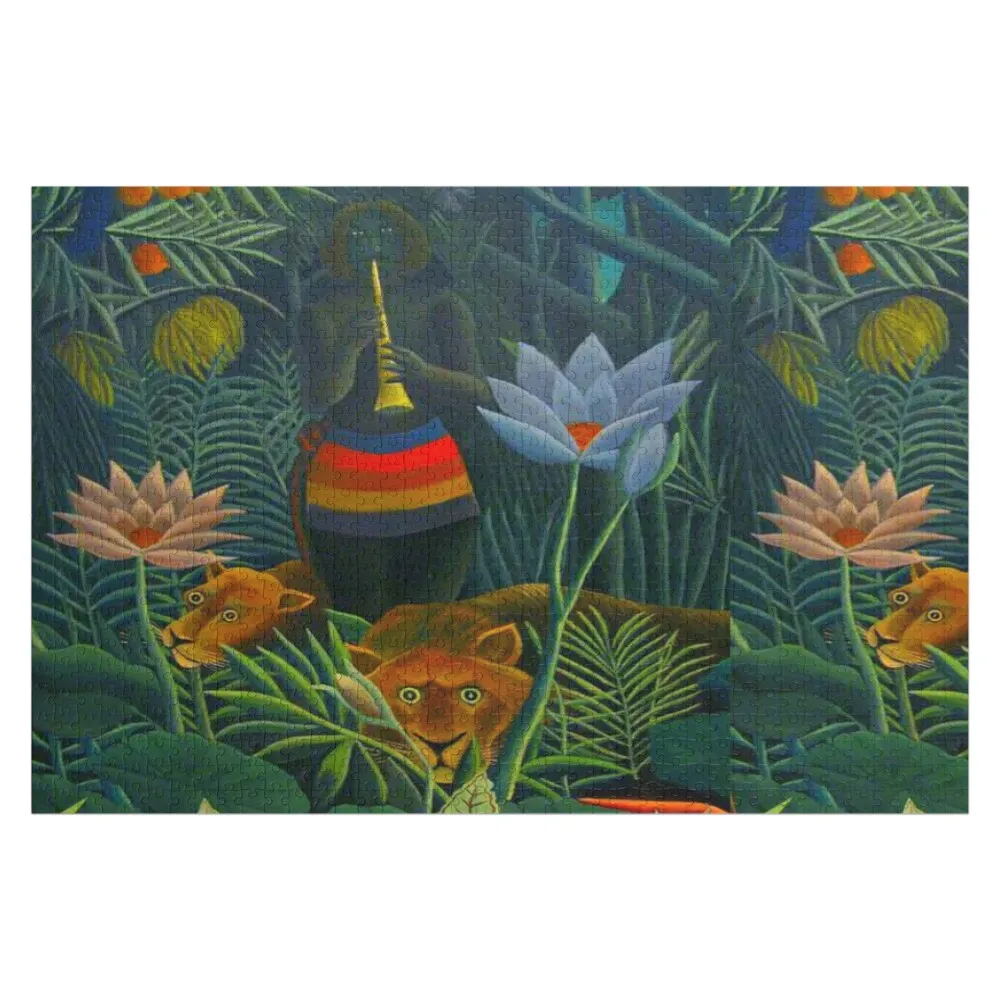 Henri - Rousseau art, the dream Jigsaw Puzzle Personalized For Kids Picture With Personalized Photo Christmas Gifts Puzzle