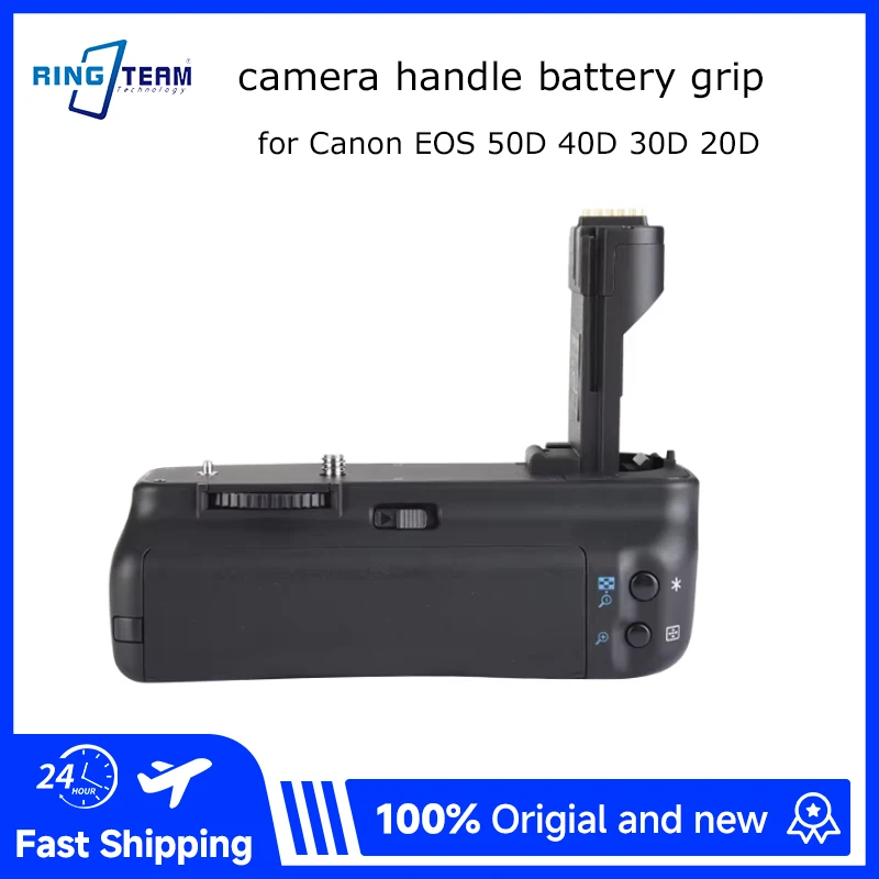 

BG-E2N Vertical Battery Grip for Canon EOS 20D 30D 40D 50D DSLR Camera Extended Battery Life for Photography