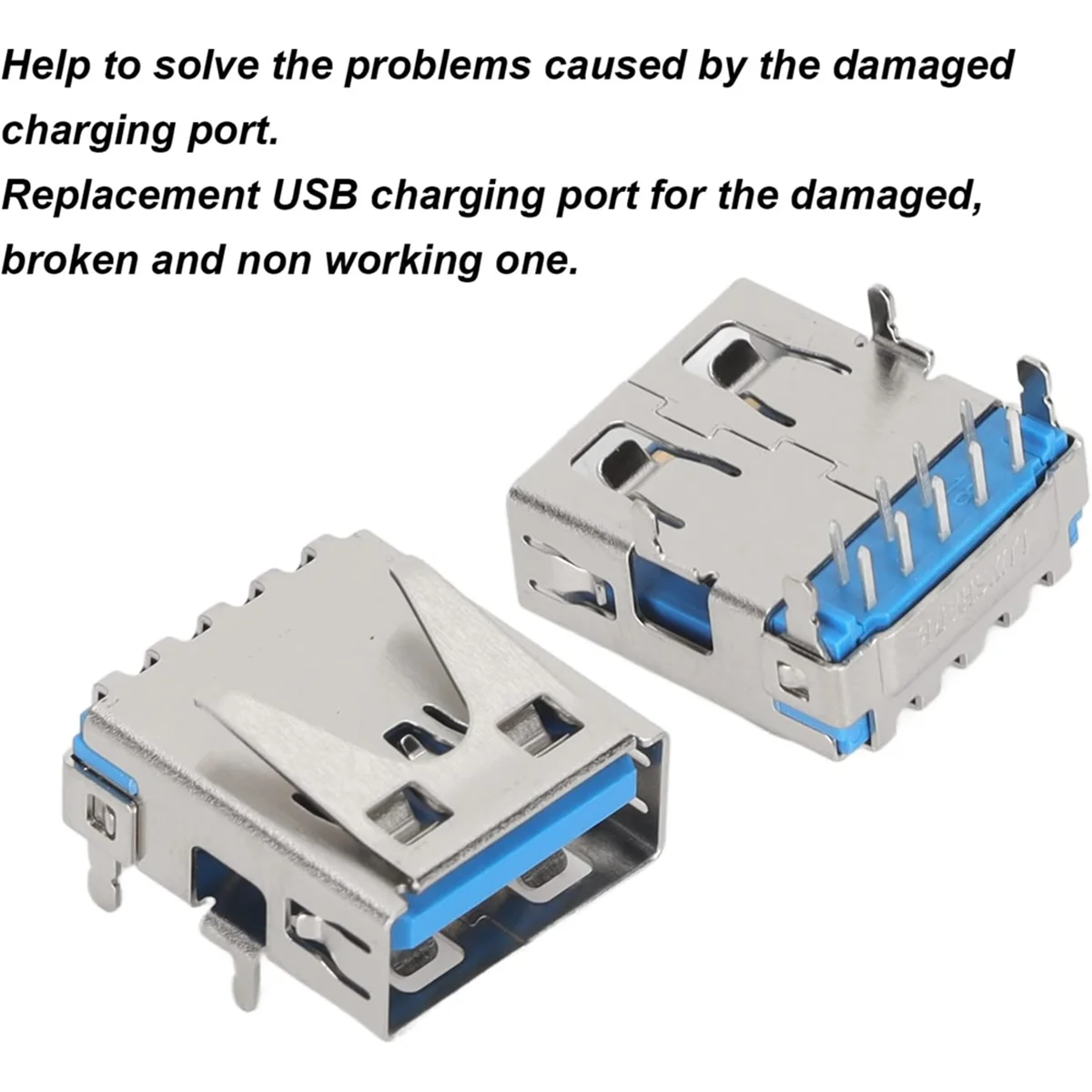 New 3C- Host USB Interface, USB Charging Port Replace Game Handle Charging Socket Port Repair Parts, for Console