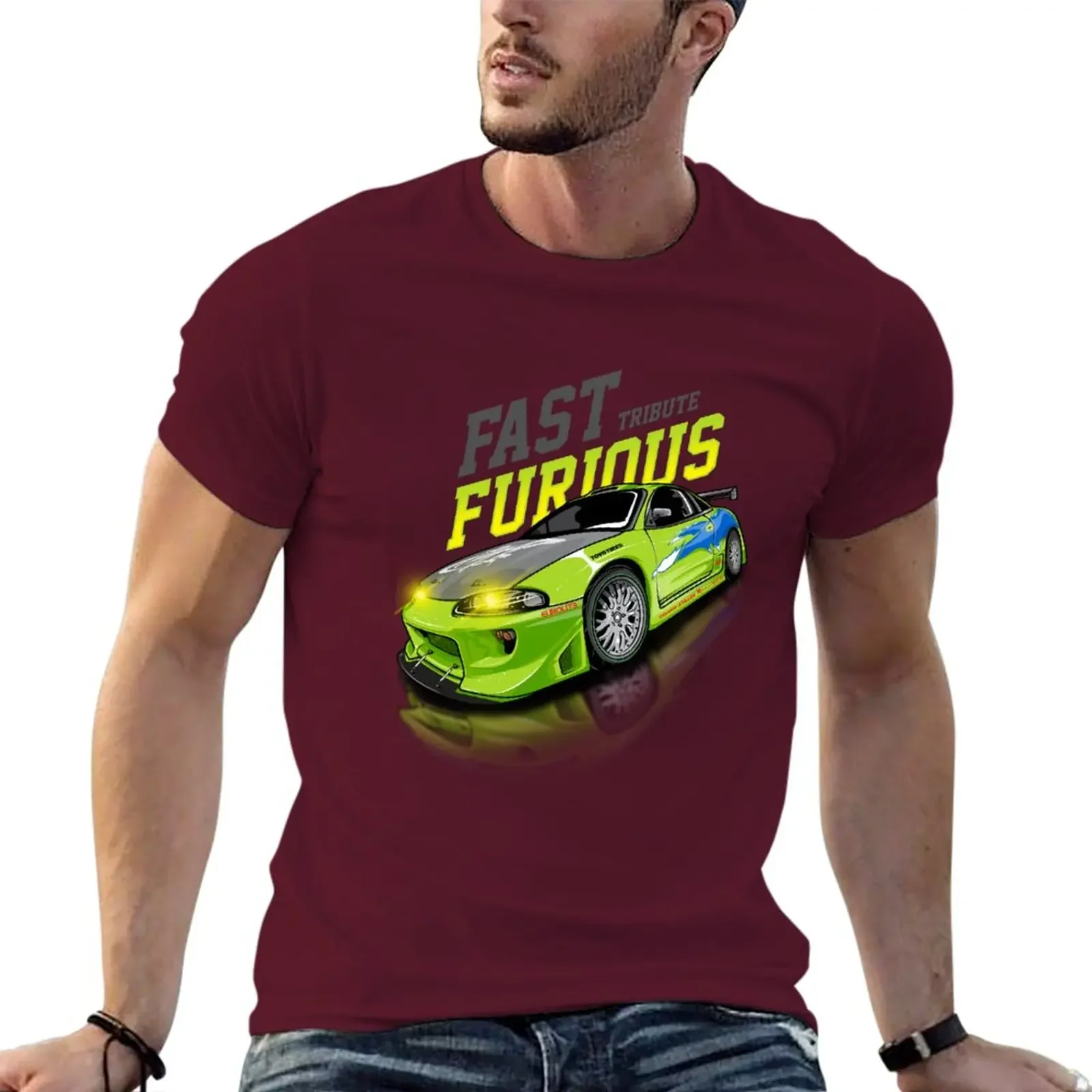 graphics t shirt animal print shirt for boys Men's t-shirts Fast Furious Tribute Paul Walker custom  harajuku men clothing tees