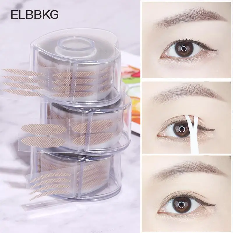 600Pcs Double Eyelids Stickers Eye Tapes Invisible Falling Eyelid Patch Self Adhesive Eye Lid Lifting Strips Woman Make Up Tools