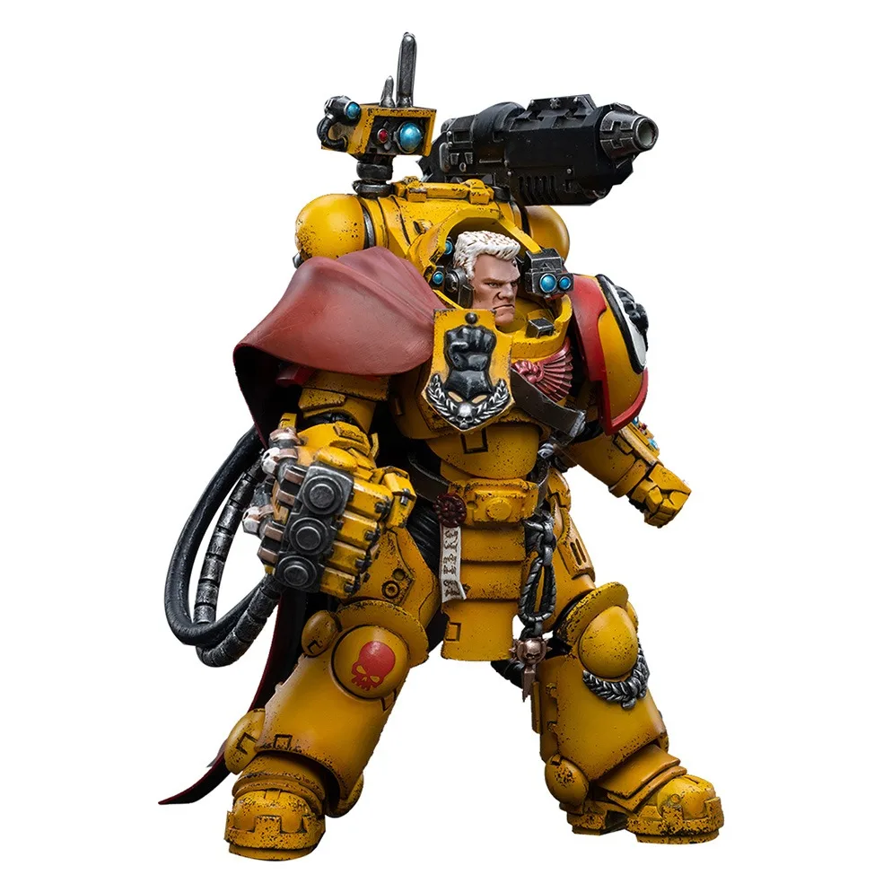 JOYTOY Warhammer 40K Action Figures 1/18 Imperial Fists Third Captain Tor Garadon Model Toy Boy Gifts 3.75inch