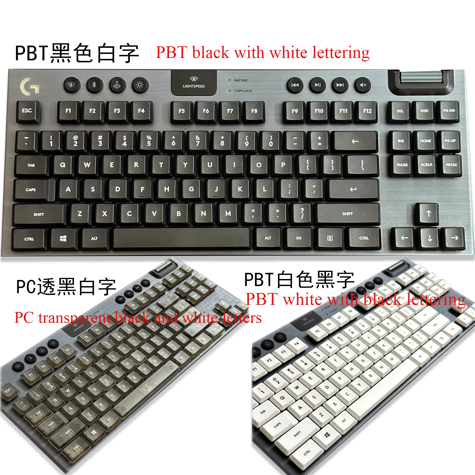 

Customized Personalized Keycaps PBT Original PC Transparent Logitech G913 G813 G915 Mechanical Keyboard Keycaps Keyboard