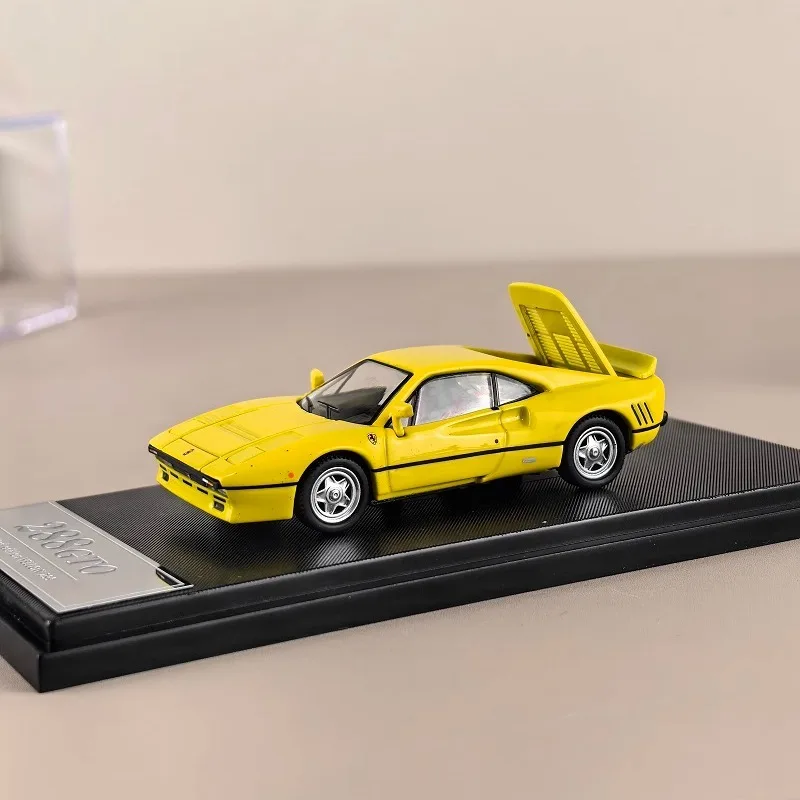 Hone Model Diecast 1/64 Scale Ferrari Alloy Car Model Ferrari 288 GTO Play Vehicles Toys for Boys Original Box Collection