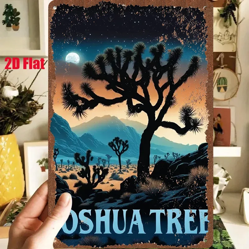 2D Flat - 1pc 2D[Flat] Metal Sign Retro Tin Painting 