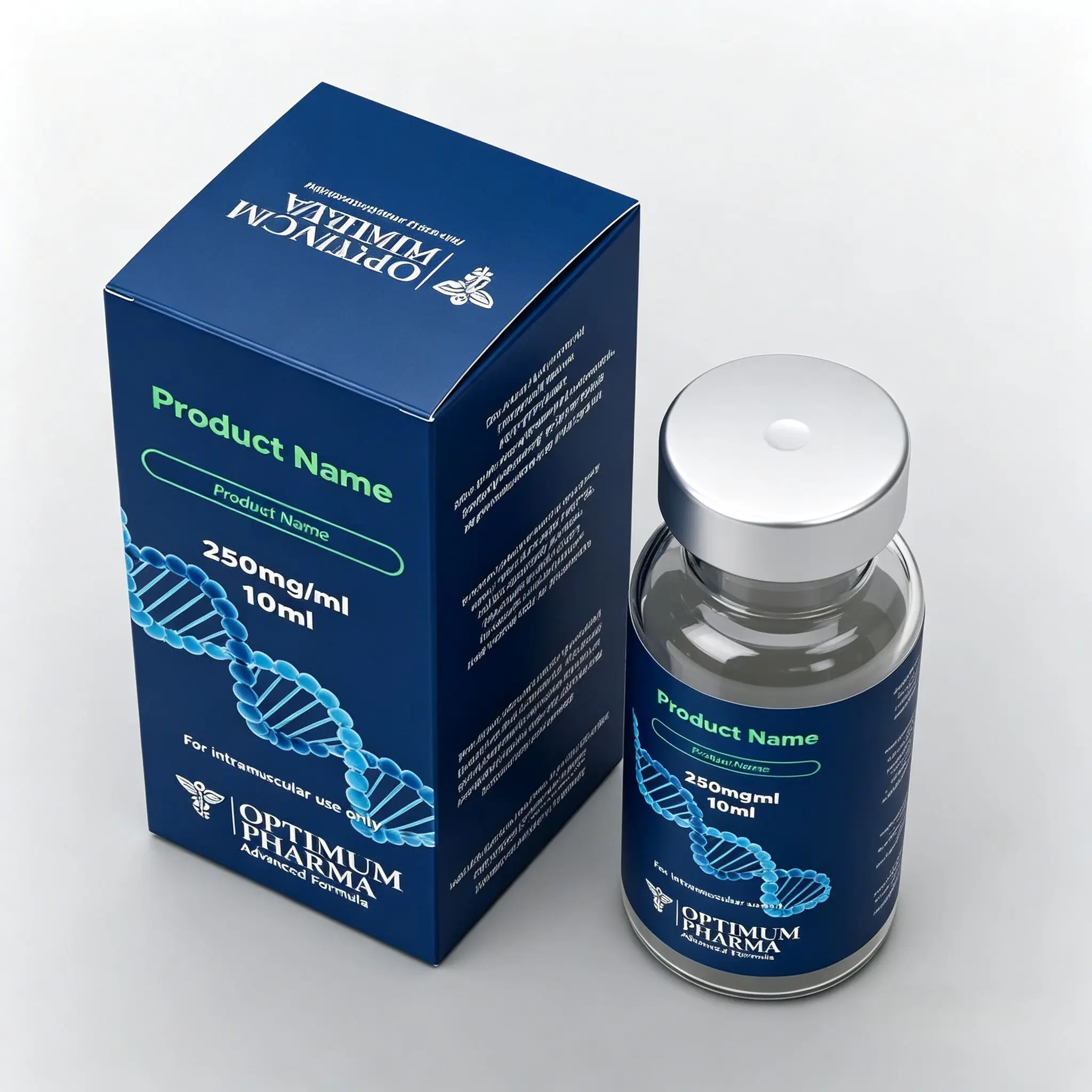 3ml 5ml 10ml Custom Peptide Decals & Box Set,Non-toxic Vinyl Labels for Personal Care Packaging Industry - Detail 1