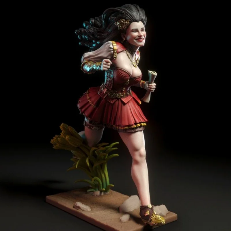

Joyful Girl Resin Figure Model Kit 1/24 Scale Unassembled and Unpainted Toys