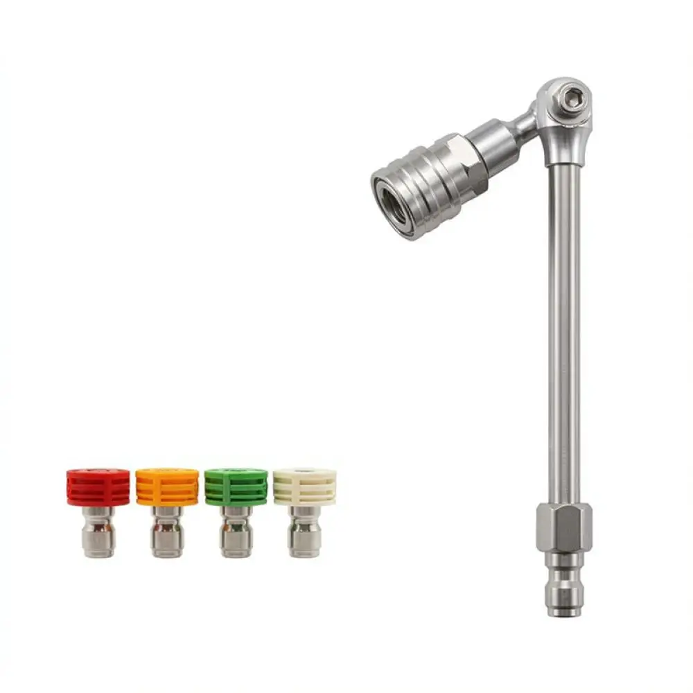 Adjustable Angle Cleaning Applicator For For Tamujue High Pressure Washer Jet Wand Connector Car Chassis Washing Tool