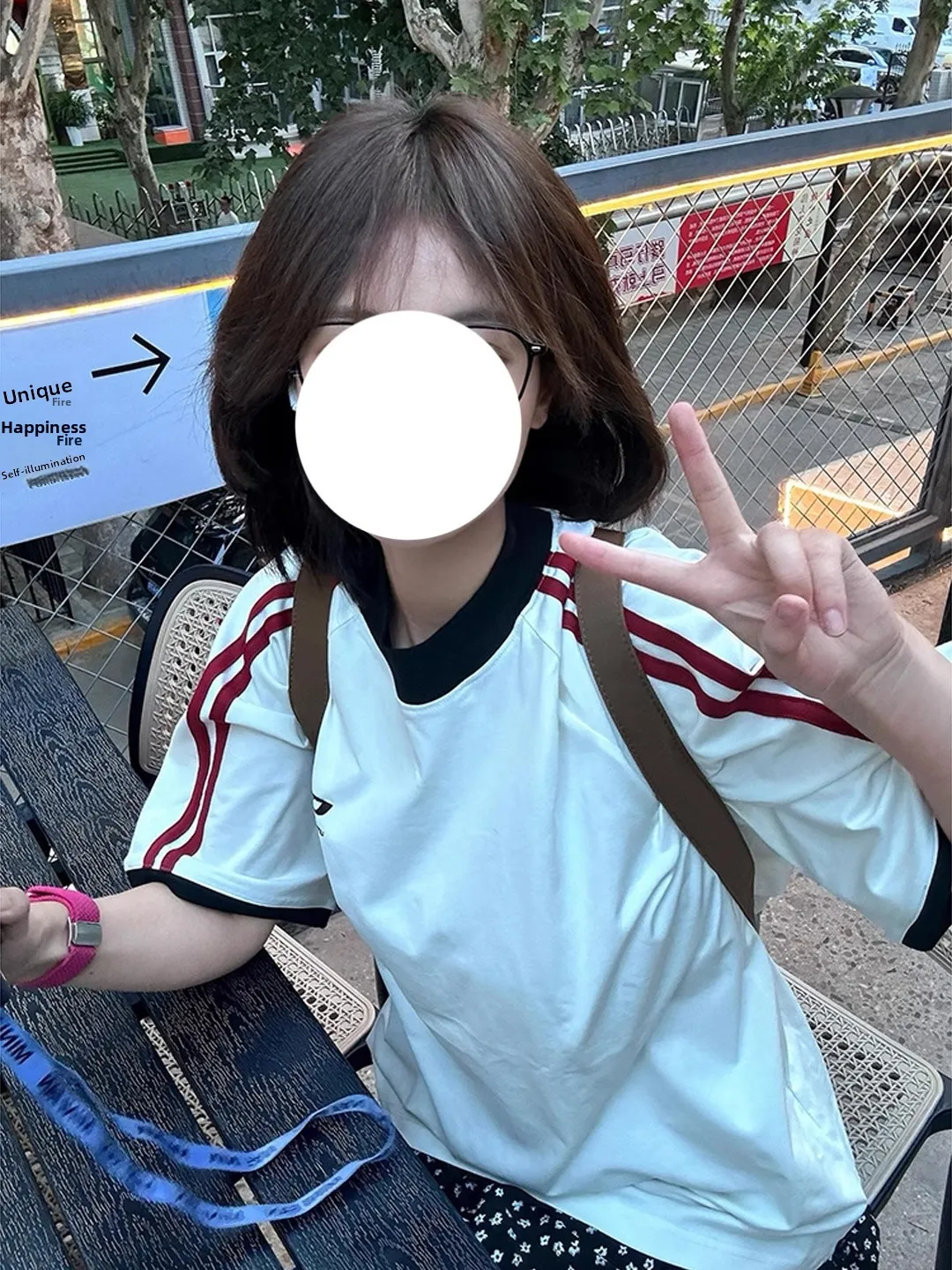 

Женская футболка в американскую полоску Splicing Spor oulder ort Sve, летний дизайн, универсальный свободный топ из хлопка с принтом...