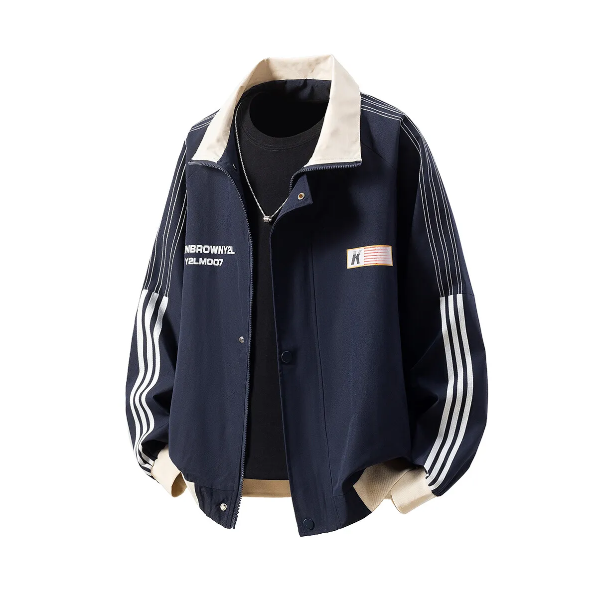 

Hip Hop Men High Street Patchwork Jacket Windbreaker Coats Women Spring Autumn Thin Fashion Jackets