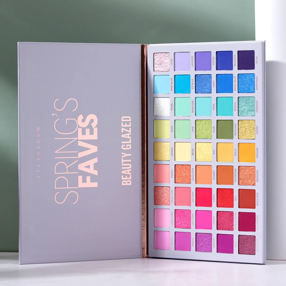 Beauty GlazedSpring のお気に入り防水アイシャドウ パレット シマー ハイライター コンター BePerfect アイシャドウ メイクアップ 目元用