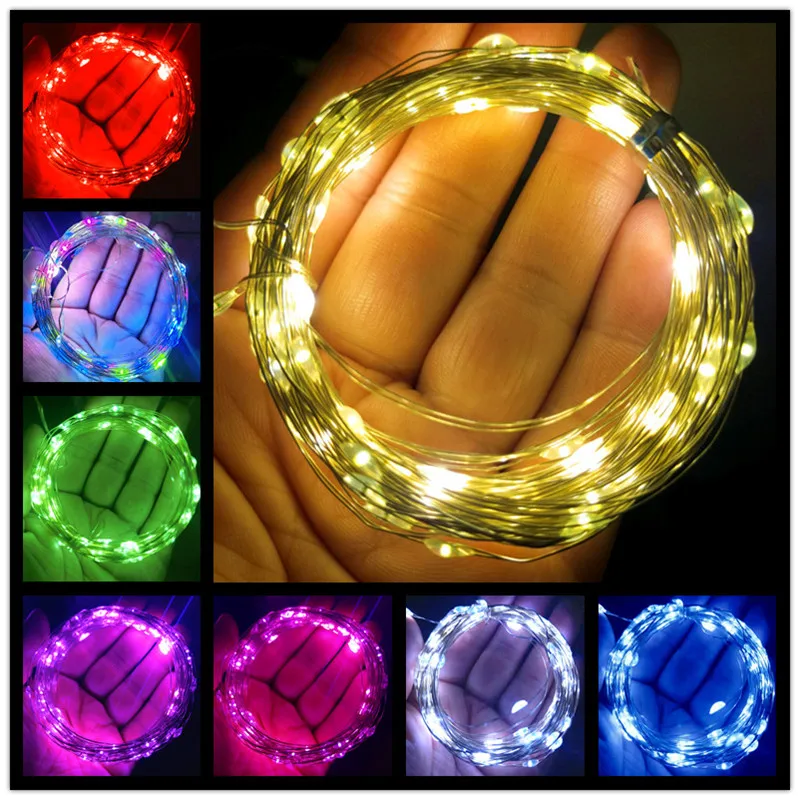 USB LED Fairy Lights 8 Function Remote Control String Lights Christmas Garland New Year Home Wedding Party Garden Decoration