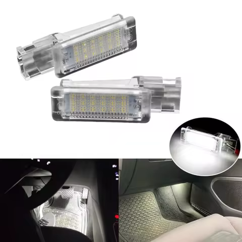 12V LED Sear Lamp Boot Lights Footwell Light For VW Golf 5 / 6 / 7 2006-2013 For For VW Passat B6 B7 B8 2006-2020 6000K White