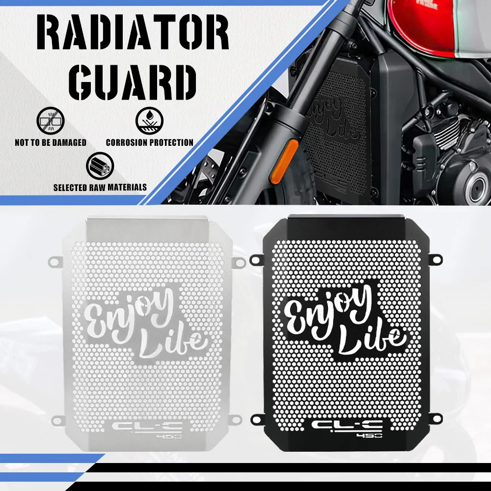 

Motorcycle Accessories Radiator Guard Cover Grille Protector For CFMOTO CLC 450 Bobber 450 CL-C 2023 2024 2025 CLC450 Aluminium
