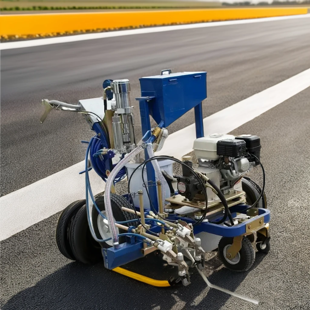 Kaltspray Airless Road Line Marking Machine Hocheffiziente Straßenmarkierungsausrüstung