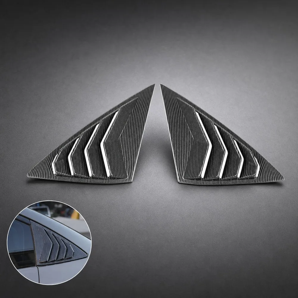 Car Exterior Tuning ABS Glass Triangle Window Louver Spoiler Decorative Panel for Changan Lamore EADO 2023-2025, Sport