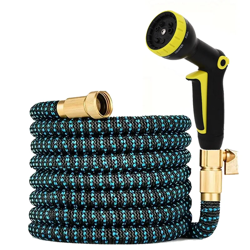 

Expandable Magic Hose High-Pressure Spray Gun Quick Connect Portable Car Wash Adjustable Garden Watering Tool