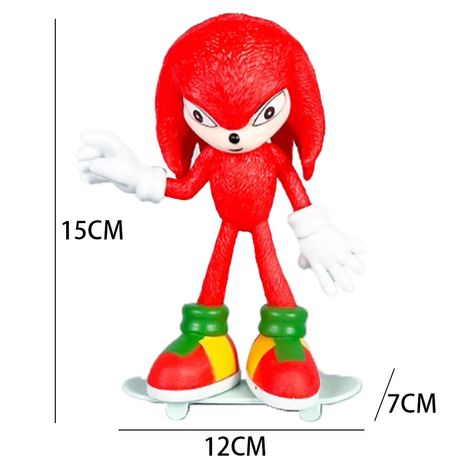 인기 판매 게임 캐릭터 슈퍼 소닉 마우스 플라잉 마우스 PVC 피규어 샤타너 크루즈 애니메이션 인형 트렌디 장난감 책상 장식 선물