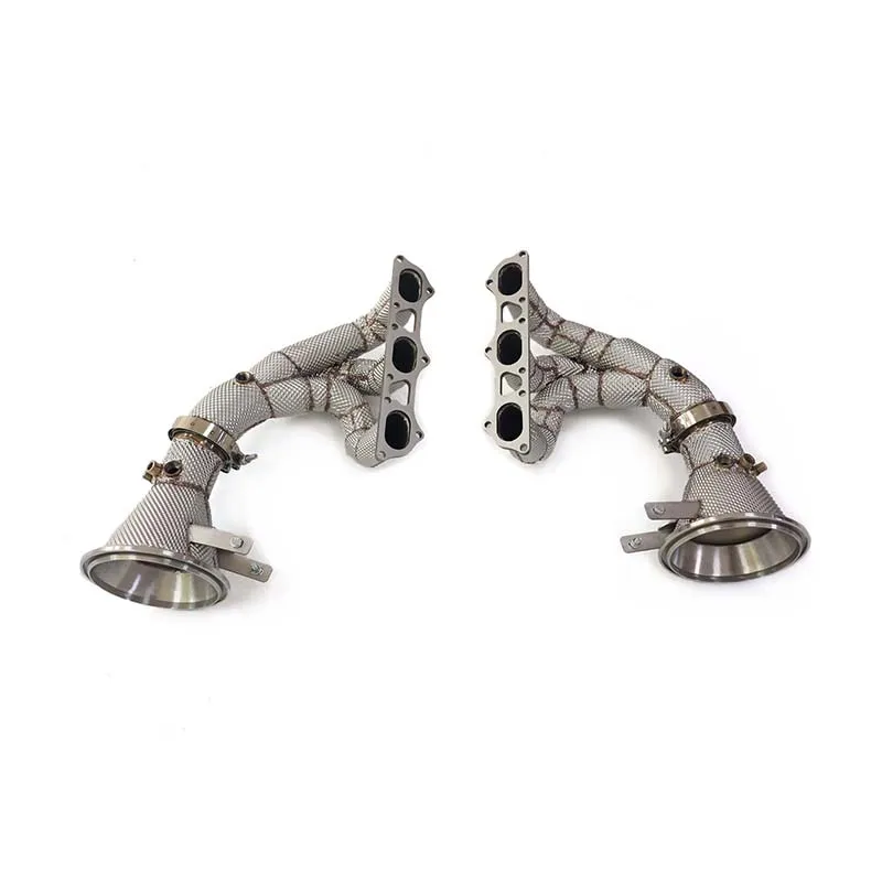 

ING Stainless Steel for Porsche 911 992 GT3 Manifold Exhaust Pipe High Quality With Heat Shield Auto Performance Tuning Parts