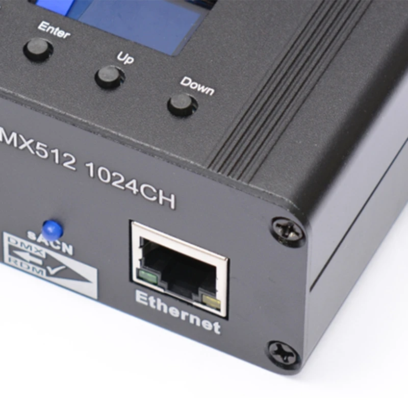 ArtNet DMX512 Ethernet Lighting Controller Interface 2 Universe 1024 Disco,RDM/Ascn Version-AD23