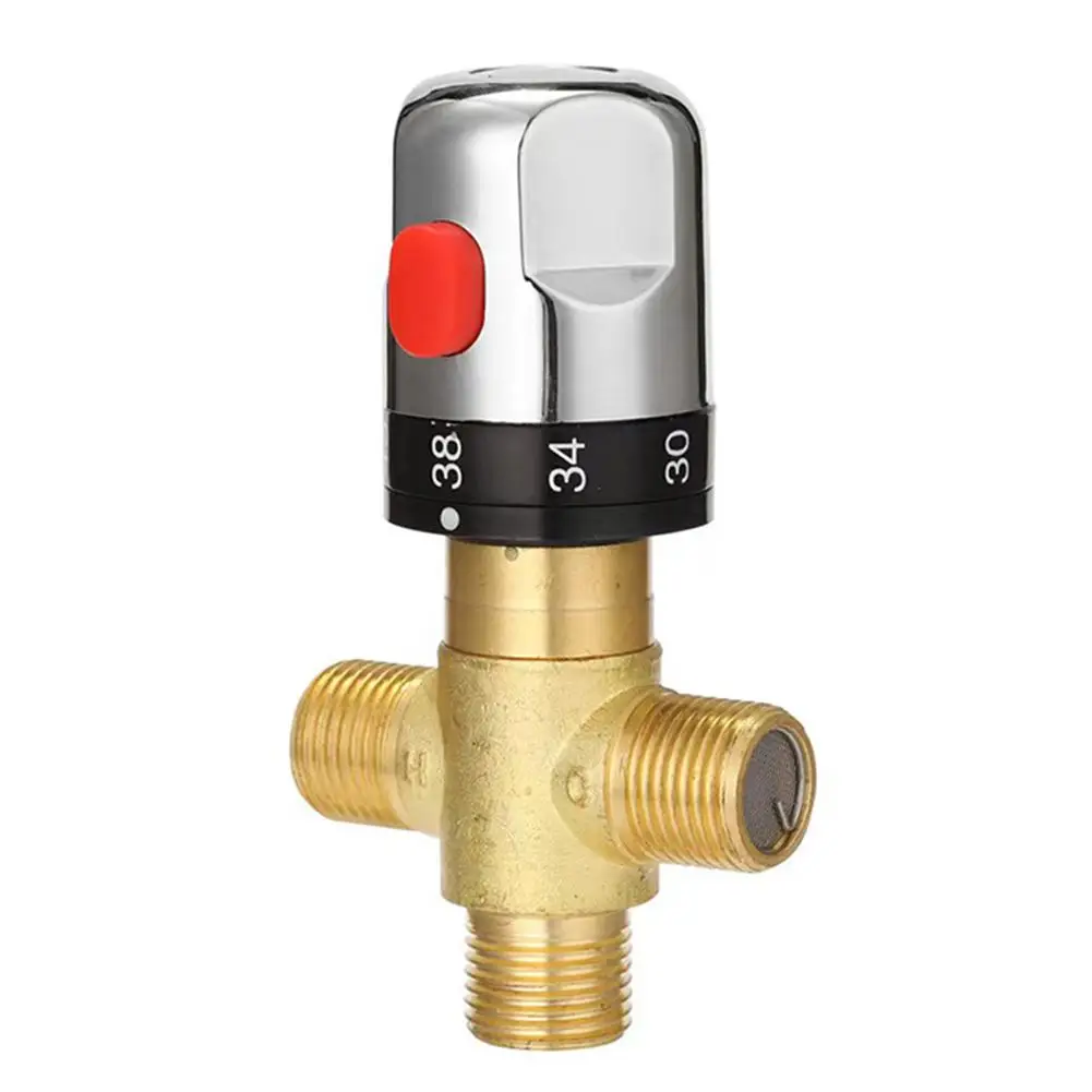 For Home Use Constant Temperature Valve Hot And Cold Valve Brass Body Health And Safety Long-lasting Performance