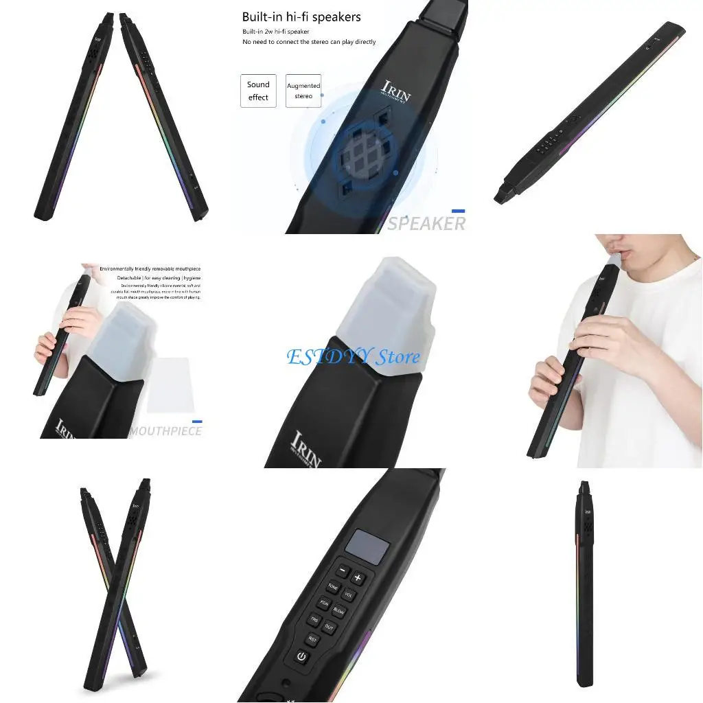 

G6DE Electronic Wind Instrument Saxophone Flute Recorder Electronic Flute Suona Electric Wind Pipe, Portable Easy To Operate