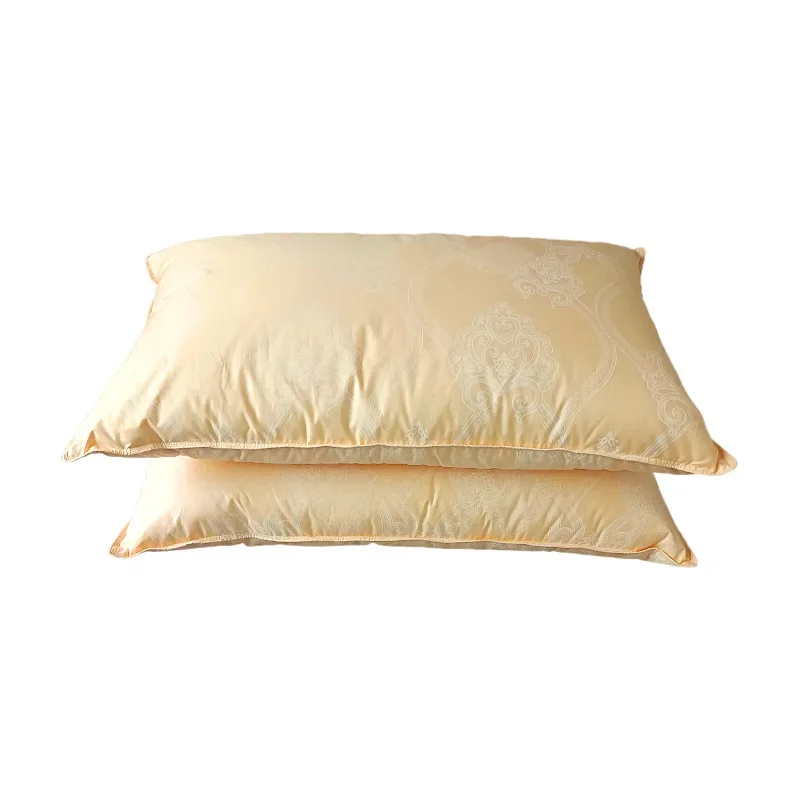

Goose down pillow cervical spine is super soft down neck protection anti snoring helps sleep down feather