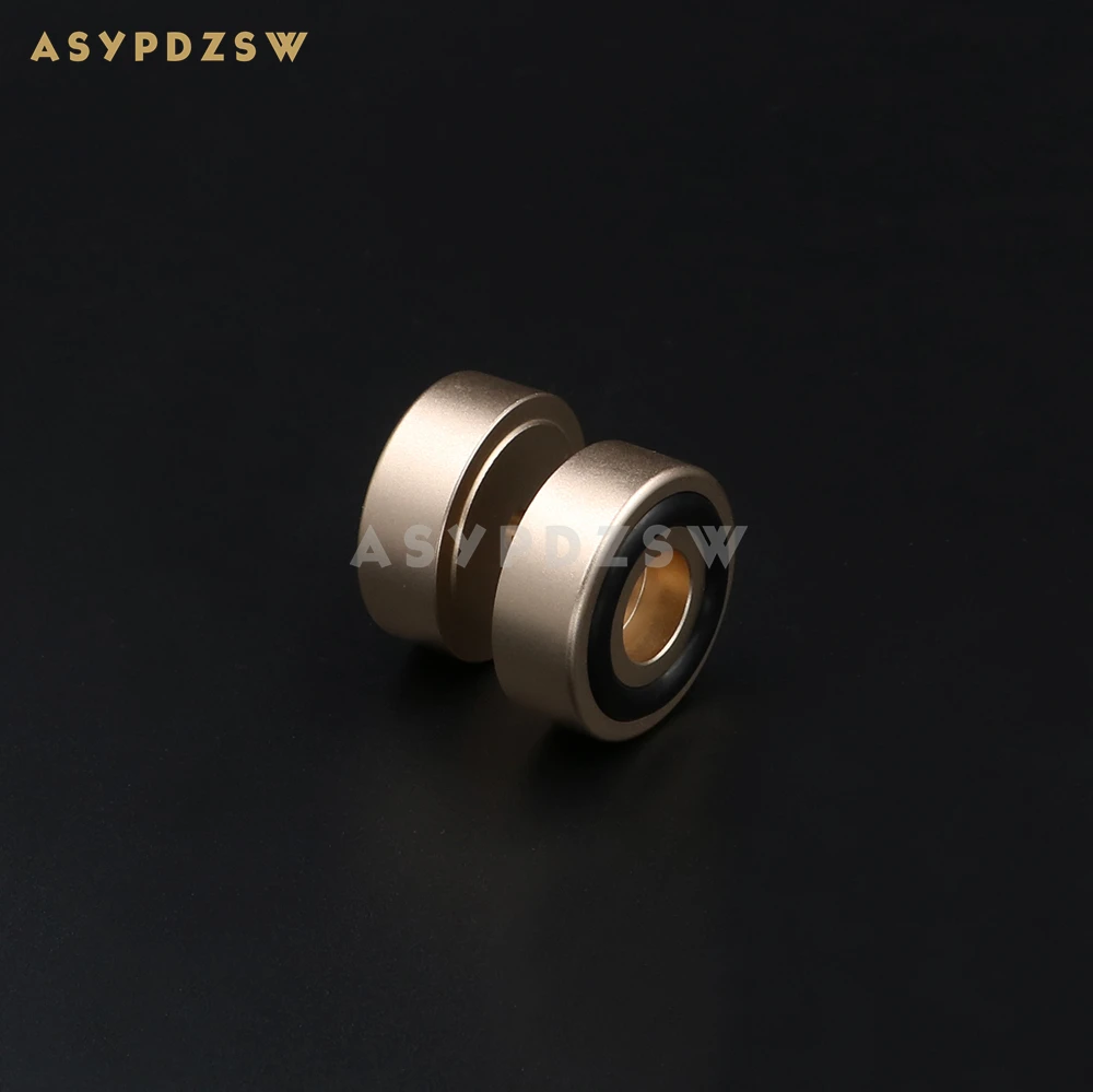 4ชิ้น30*12มมสไตล์ B เครื่องขยายเสียงอลูมิเนียมเต็มรูปแบบลำโพงแผ่นรองกระแทกด้านเงิน/ดำ/ทอง (อุปกรณ์เสริม)