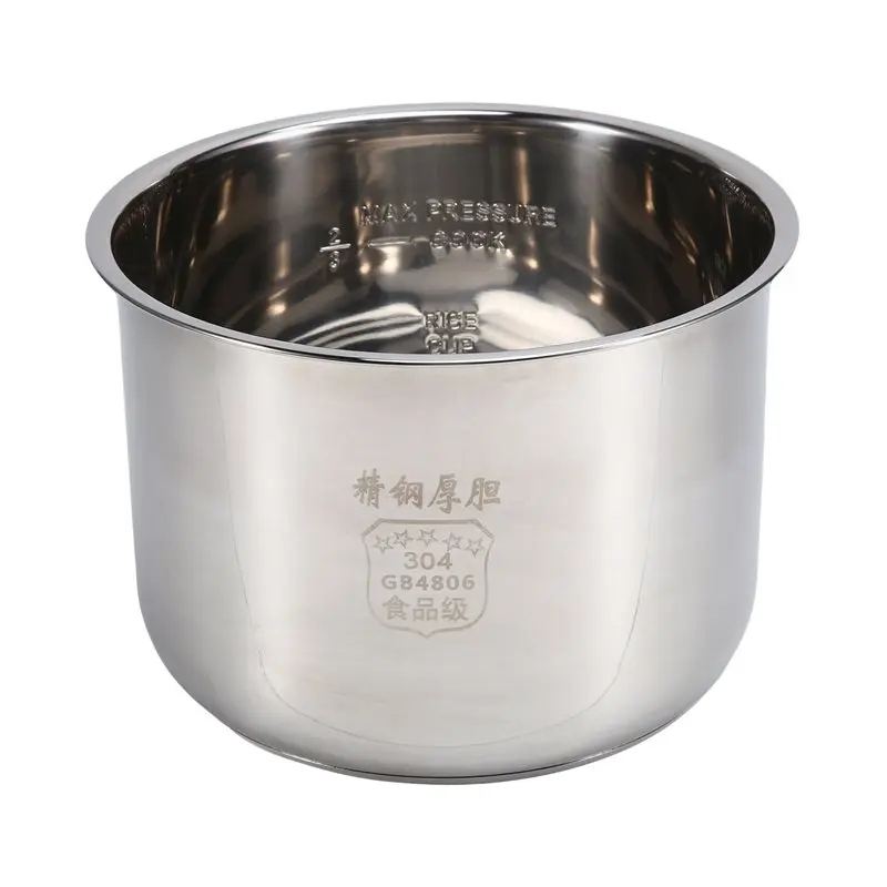 

A23F-8L Внутренний горшок скороварки Вкладыш для скороварки риса Внутренний горшок из нержавеющей стали Вкладыш для скороварки минуты