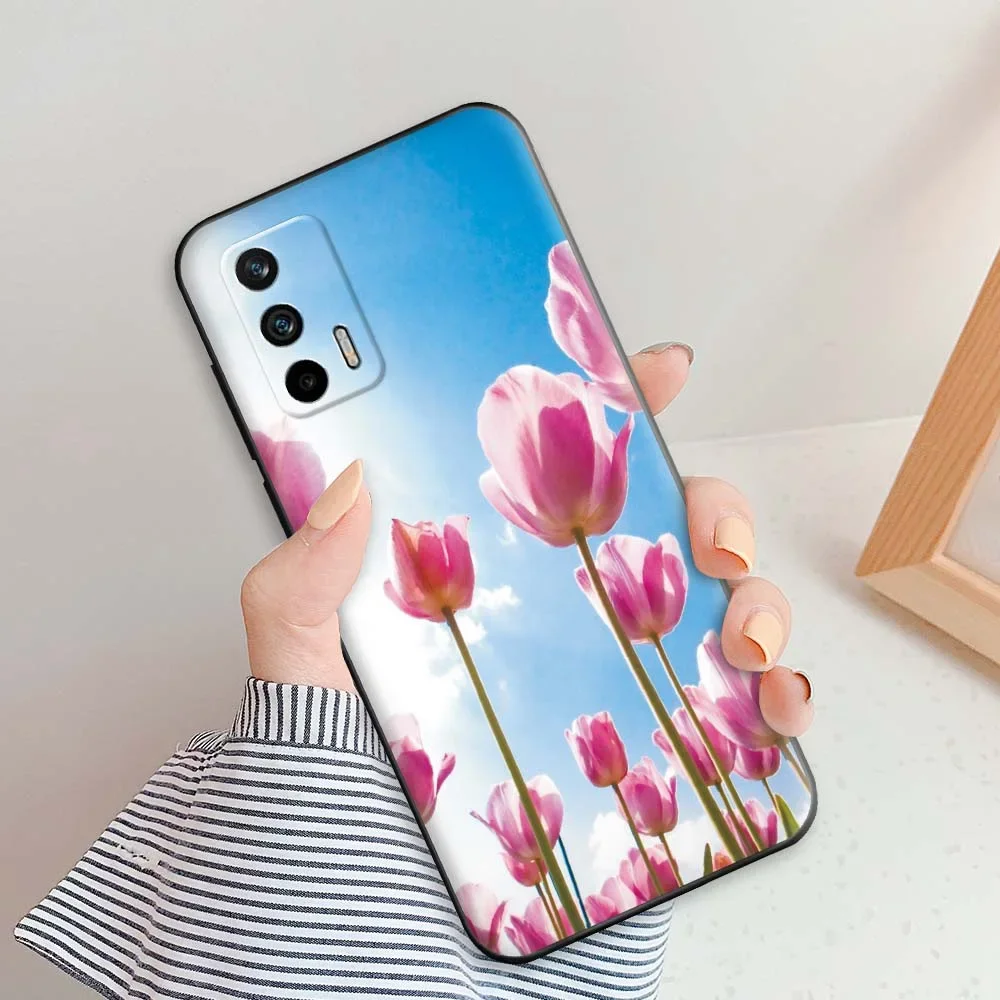 Case For Realme GT 5G Case RMX2202 Soft Silicone Back Cover For OPPO Realme GT 5G 6.43 inch Cartoon TPU Phone Bumper Bags Etui