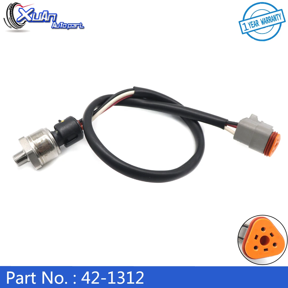 XUAN High Quality 42-1312 Pressure Sensor For Thermo King 0-500 PSIG 167738 3HMP2-7 140611 8342149 421312