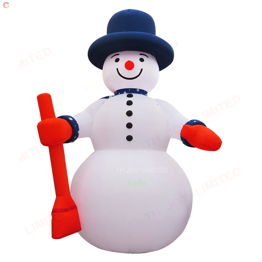 

Fast Shipping 6m/8m/10m Giant Inflatable Snowman for Christmas Promotion Advertising