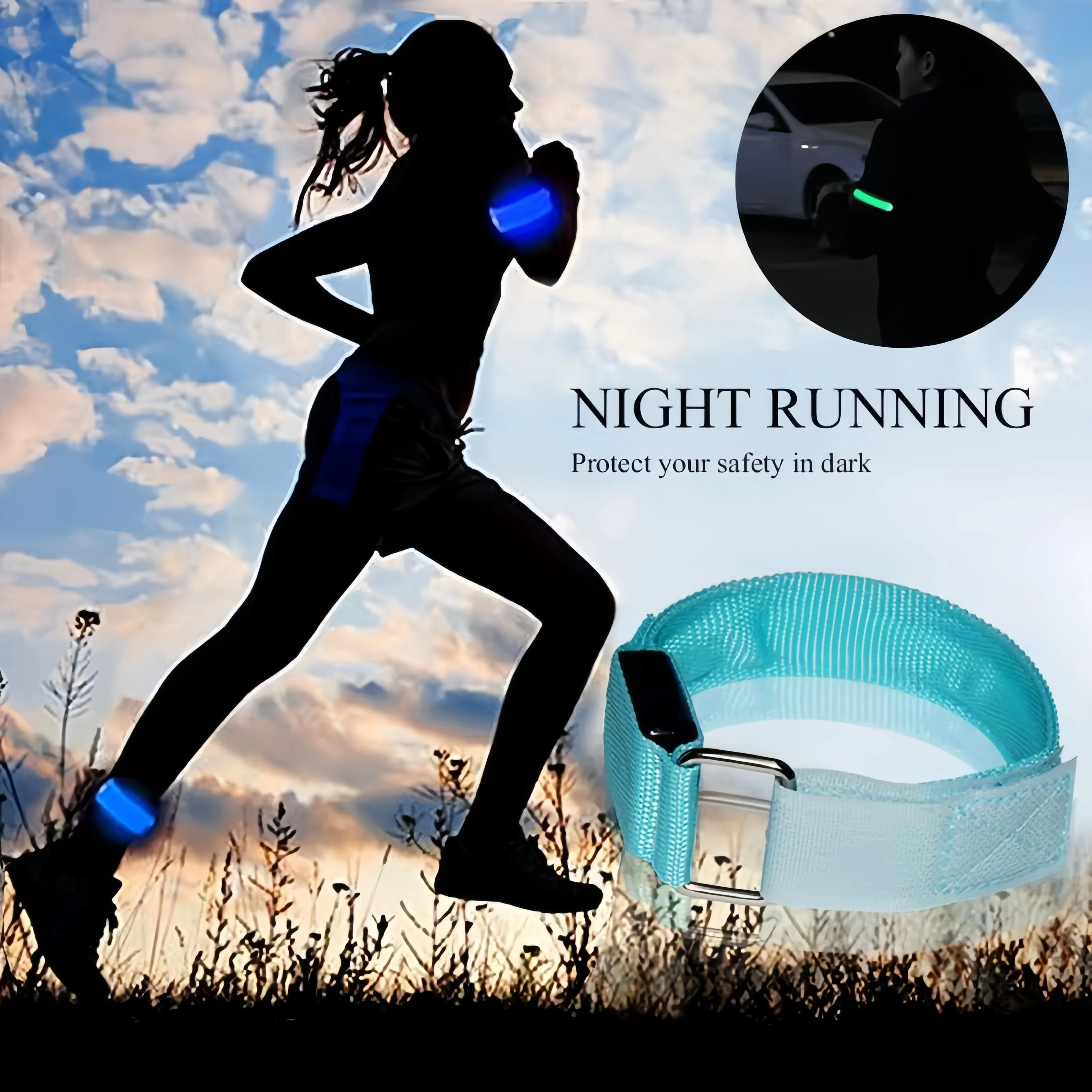 Gelang LED Bercahaya untuk Lar - Running Jogging Gear ulasan dan harga