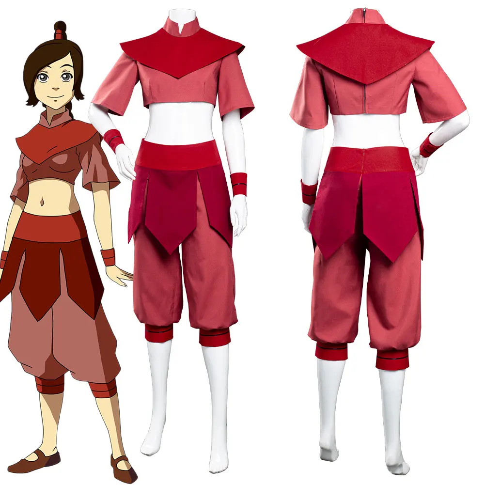 

Avatar The Last Airbender Ty Lee Kostum Cosplay Kostum Pakaian Karnaval Halloween