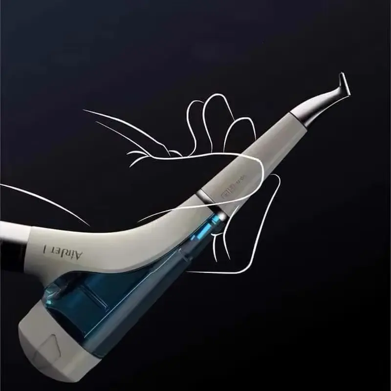 Dental Air Flow Prophy Unit - Air Polisher & Sandblasting Machine | 4 Hole KAVO Quick Connect for Teeth Whitening Spray