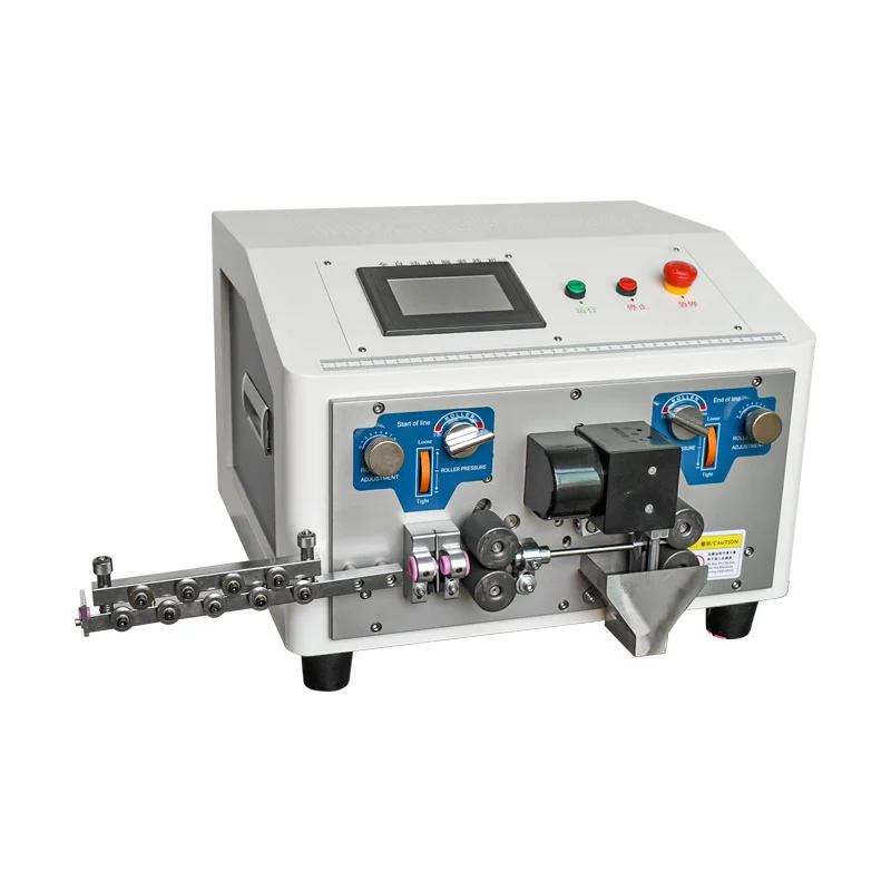 Automatic Computer cable Cutting and stripping Machine Sheathed Wire Cutting And Stripper Machine English Version