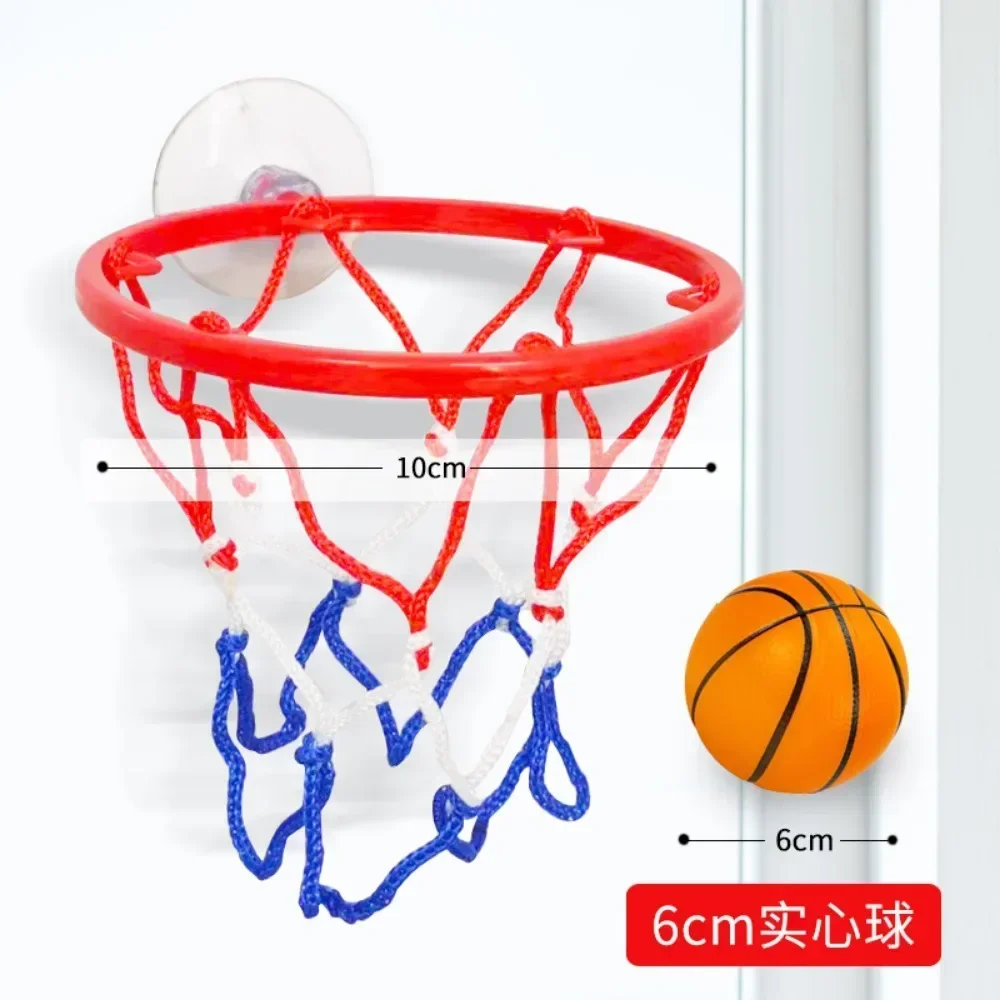 6cm Mini portatile divertente canestro da basket giocattoli Kit casa basket fan gioco sportivo decompressione palla Set per bambini adulti