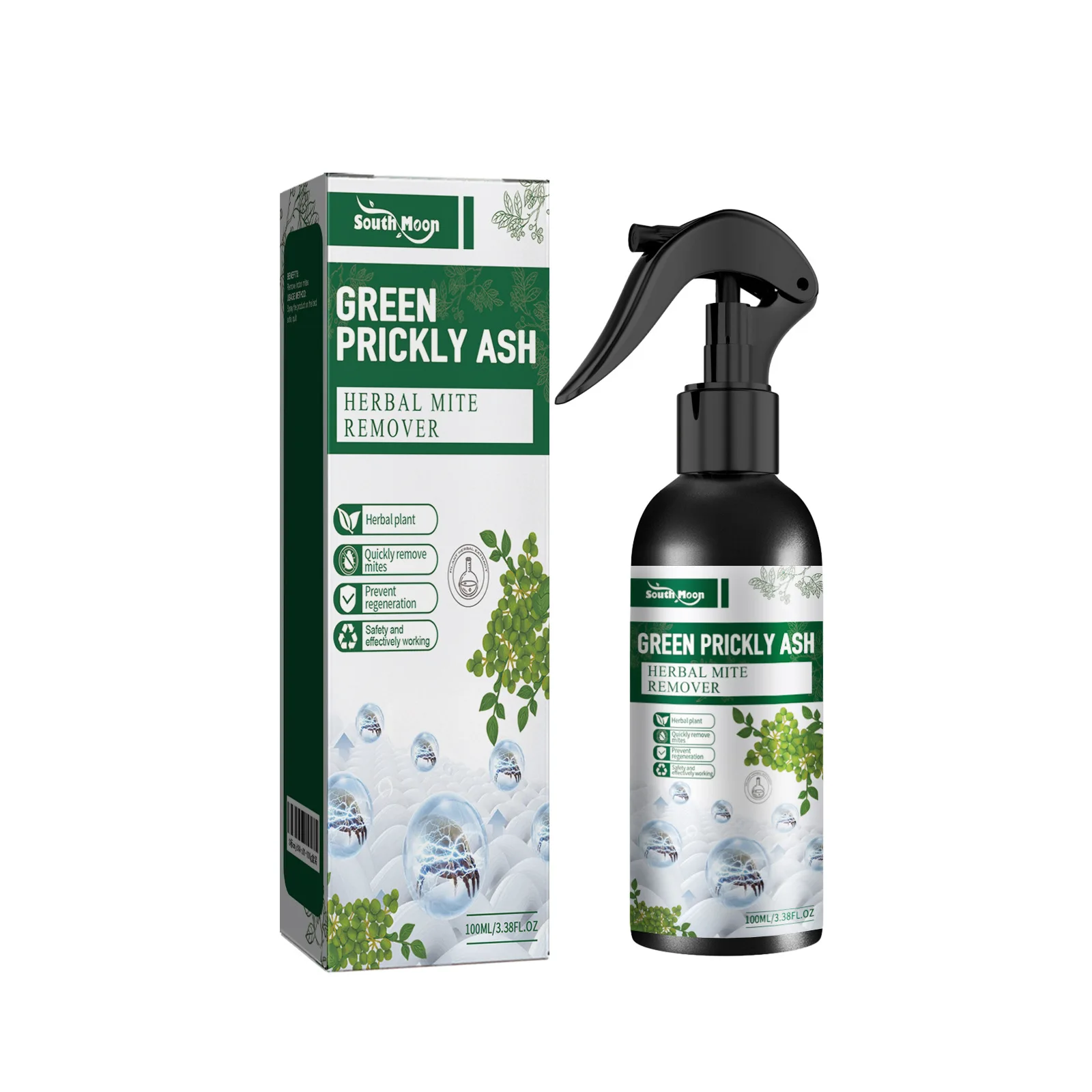 Spray anti-acariens pour la maison, drap de lit, canapé, respectueux des animaux de compagnie et des