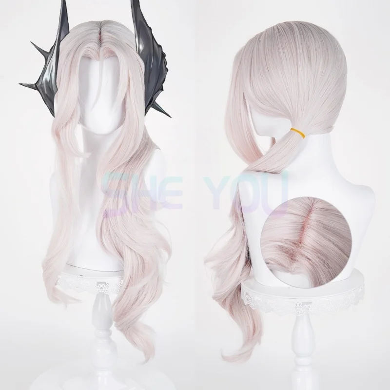 

Anime Sentinel Marianne De Tenebrun Cosplay Wig 80cm Pink Grey Wig Heat Resistant Synthetic Wig for Halloween Carnival Costume