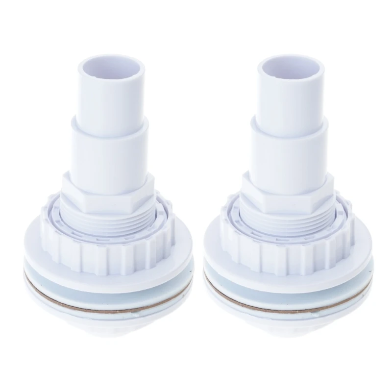 581E Efficient Pool Cleaning Nozzle Pair Pool Hose Adapter Swivelling Pool Return Nozzle Set Pool Jets Nozzle Set with Seal