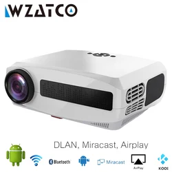 WZATCO-Projecteur LED C3, Android 9.0, WIFI, Full HD, 1080P, grand écran de 300 pouces, pour home cinéma