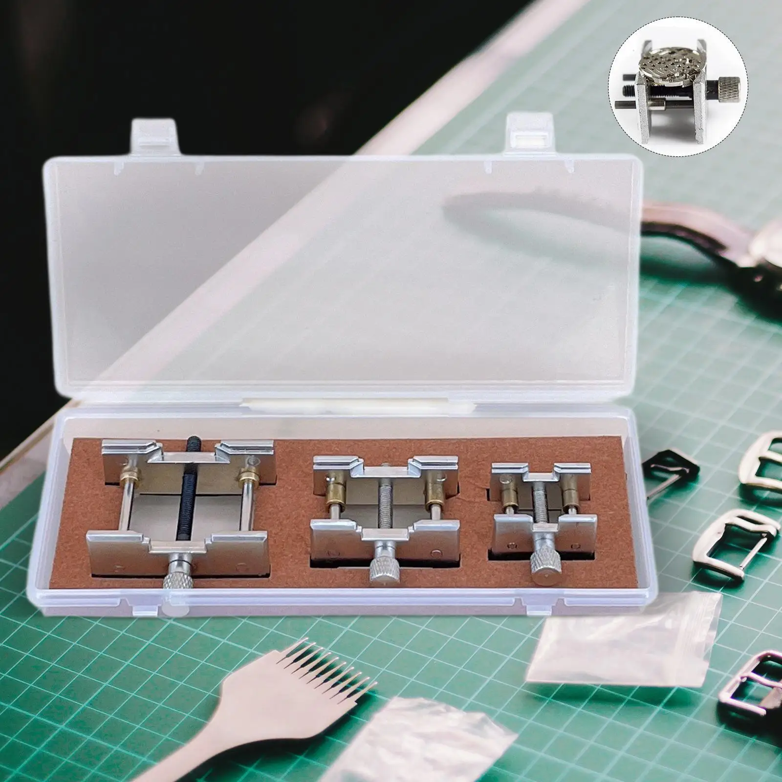 3Pcs Watch Movement Holders Business Use Lightweight Watch Movement Clamp