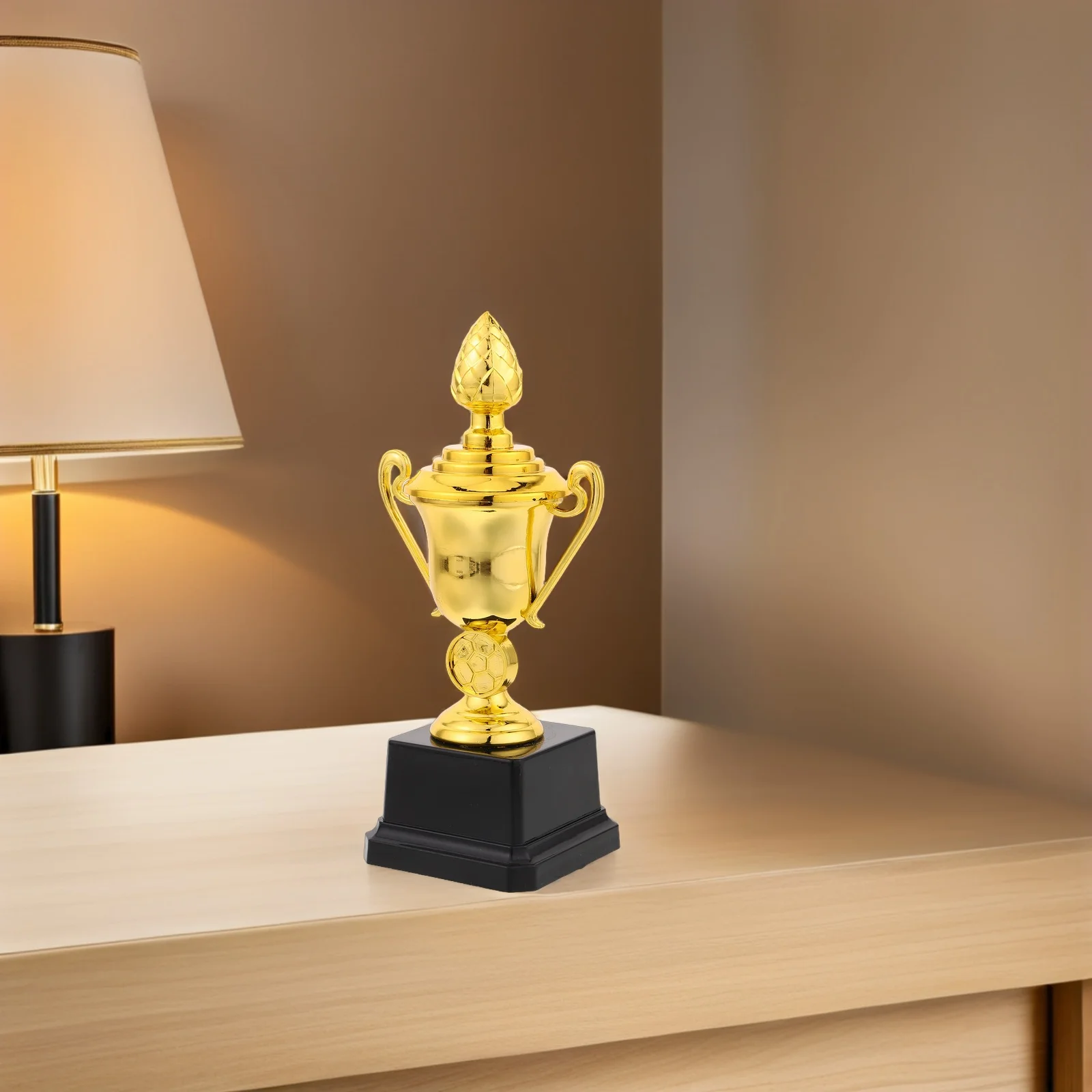 

Soccer Trophy Plastic Gold Award Cup for Children Sports Events School Winner Trophy Props Celebration Keepsakes