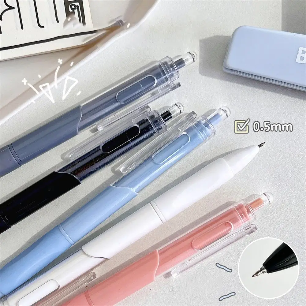 Neutral Pen Simplified 0.5mm Black Pen High Beauty Student Quick Dry Pen office School Pen New Style