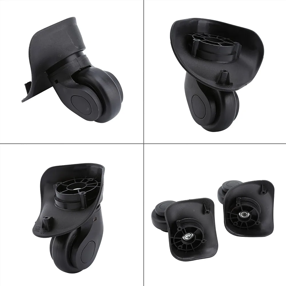 

1 Pair ABS Luggage Replacement Wheels 360° Silent Spinner Wear-Proof Suitcase Wheels Replacement Swivel Caster Wheels