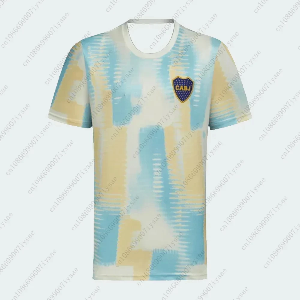 2025-26 Newest Arrive Style Boca Juniors Soccer Uniform Men Women Youth Football Jersey Adult Breathable Quick Drying Clothes