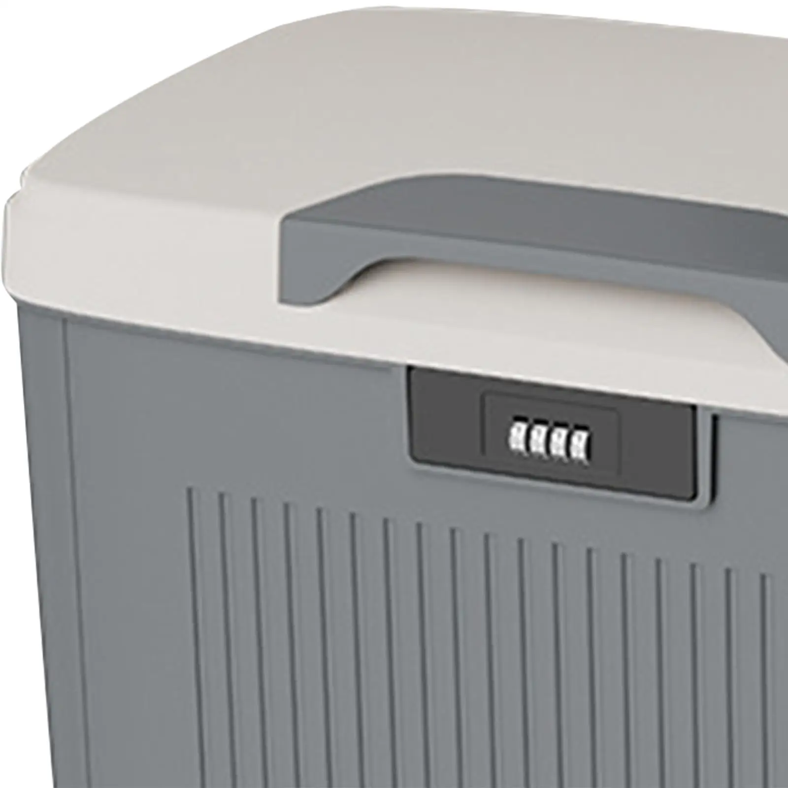 Lockable Storage Box Organizer Heavy Duty Locking Container Bin