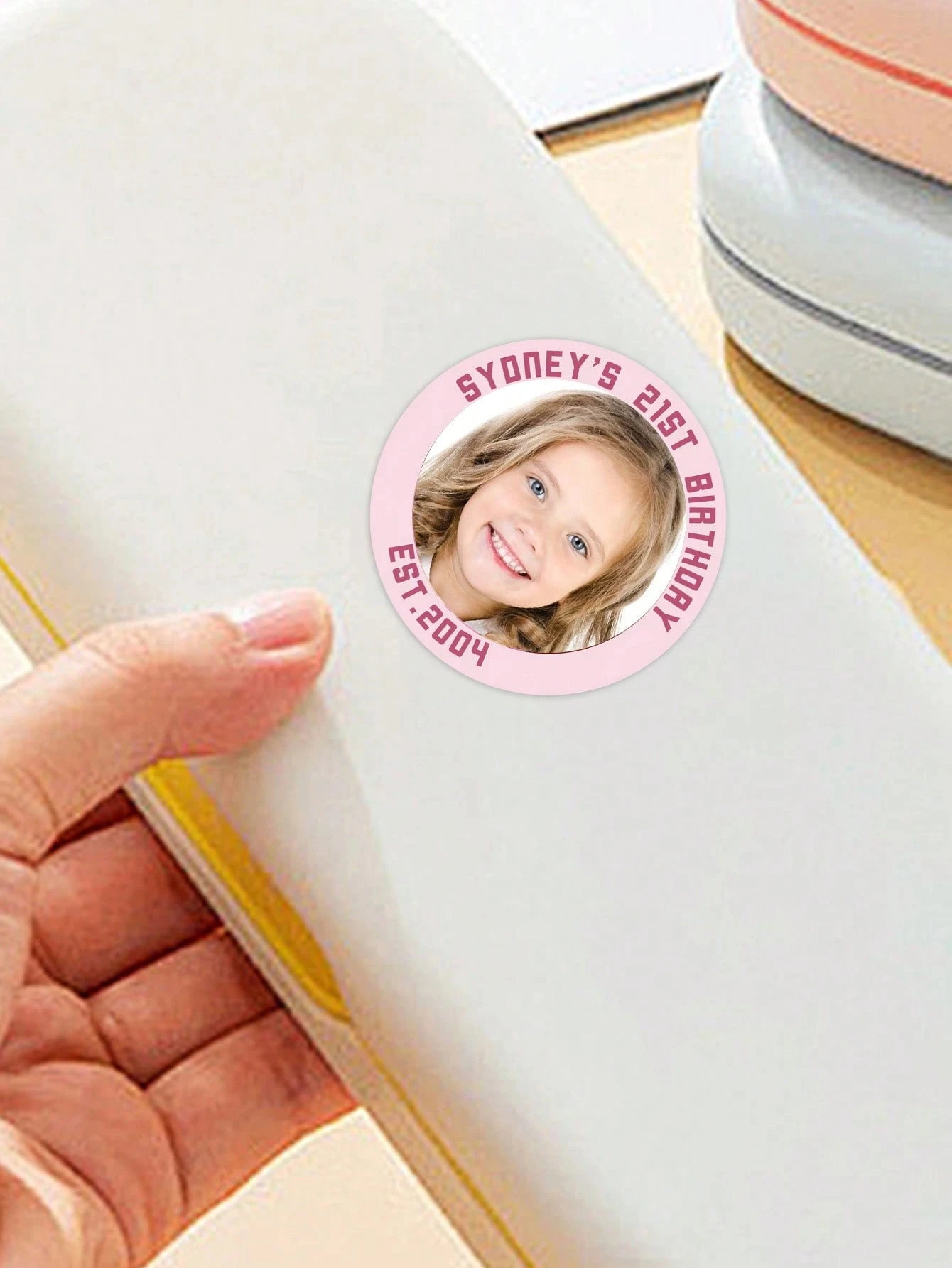 50/100/500 قطعة ملصقات عيد ميلاد مخصصة شخصية شكرا لك الاطفال النص صور للهدايا صناديق المغلفات هدايا عيد الميلاد